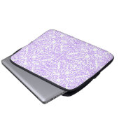 Mystic Nebula Flieder Laptopschutzhülle (Vorne Knopf)