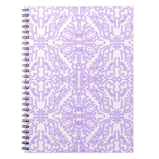 Mystic Nebula Flieder Notizblock (Vorderseite)