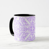 Mystic Nebula Flieder Tasse (Vorderseite Links)