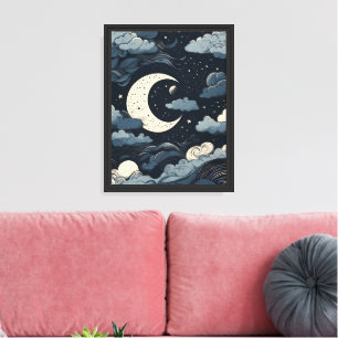 Mystic Night Sky Leinwanddruck