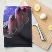 Mystic Orb of Destiny Geschirrtuch (Viertel Falte)