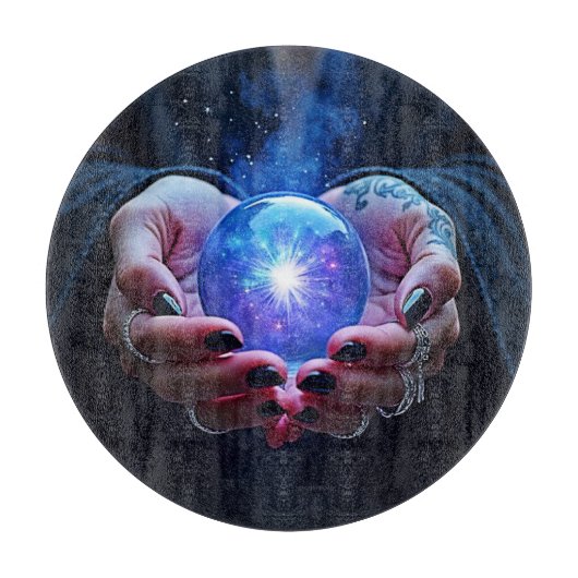 Mystic Orb of Destiny Schneidebrett (Vorderseite)