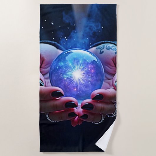 Mystic Orb of Destiny Strandtuch (Vorderseite)