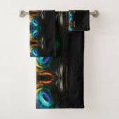 Mystic Peacock Mirage Badhandtuch Set (Insitu)