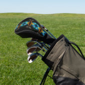 Mystic Peacock Mirage Golf Headcover (In SItu)