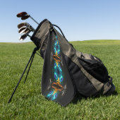 Mystic Peacock Mirage Golfhandtuch (Gras)