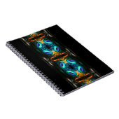 Mystic Peacock Mirage Notizblock (Rechte Seite)