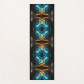 Mystic Peacock Mirage Yogamatte (Vorderseite)