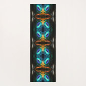 Mystic Peacock Mirage Yogamatte (Rückseite)