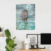 Mystic Pearl Mermaid Fantasy Art Poster Print (Heimbüro)