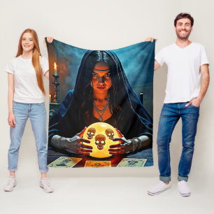 Mystic Psychic Fortune Teller Design Fleecedecke