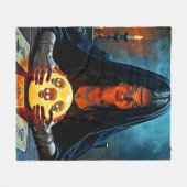 Mystic Psychic Fortune Teller Design Fleecedecke (Vorderseite (Horizontal))