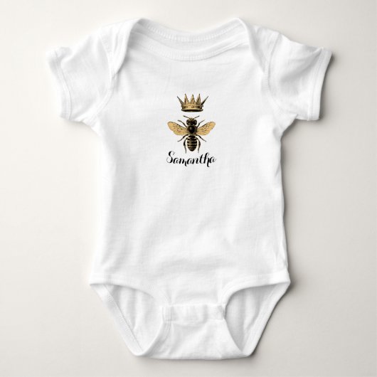 Mystic Queen Bee Baby Strampler (Vorderseite)