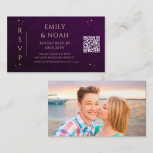 Mystic Rainbow Deep Plum Budget QR Code UAWG Begleitkarte