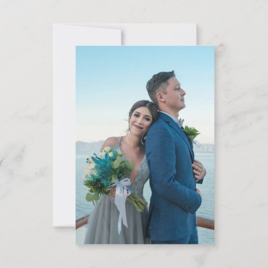 Mystic Rainbow Deep Plum Sun Moon Star Space Save The Date (Rückseite)