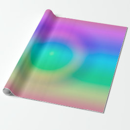 Mystic Rainbow Eye Ombre Geschenkpapier