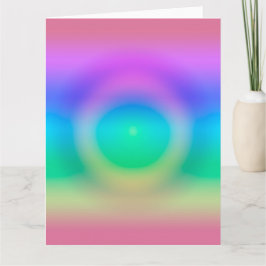 Mystic Rainbow Eye Ombre Karte