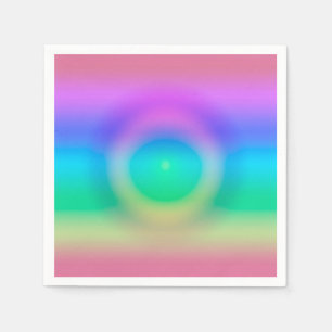 Mystic Rainbow Eye Ombre Serviette
