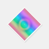 Mystic Rainbow Eye Ombre Serviette (Ecke)