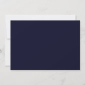 Mystic Rainbow Navy Blue Sun Moon Star Space Save The Date (Rückseite)