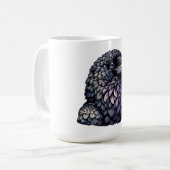 Mystic Raven Art Kaffeetasse (Vorderseite Links)