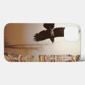 Mystic Raven & Haida Totem-Pole Crow-Lover Art Case-Mate iPhone Hülle (Rückseite (Horizontal))
