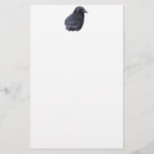 Mystic Raven Portrait Celtic Pagan Art Briefpapier (Vorderseite)