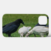 Mystic Ravens White Spirit Raven Corvid Lover Case (Rückseite (Horizontal))