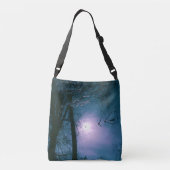 Mystic Refraktion Custom All-Over-Print Cross Body Tragetaschen Mit Langen Trägern (Rückseite)