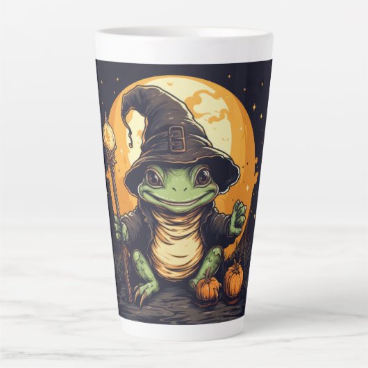 Mystic Ribbit Latte Tasse (Vorderseite)