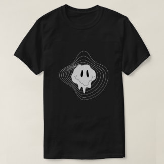 Mystic Ripple Ghost - Moderner Minimalistischer T T-Shirt