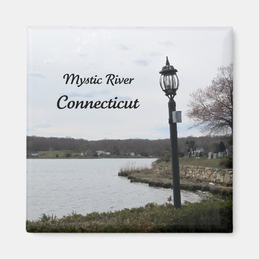 Mystic River, Connecticut Magnet (Vorne)