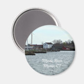 Mystic River, Connecticut Magnet (Vorderseite/Rückseite)