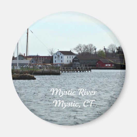 Mystic River, Connecticut Magnet (Vorne)