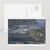Mystic River, Ct Postkarte (Vorne/Hinten)