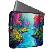 Mystic River Dreamy Forest Path Design Laptopschutzhülle (Vorne Rechts)