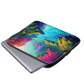 Mystic River Dreamy Forest Path Design Laptopschutzhülle (Vorne Knopf)