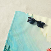 Mystic River Dreamy Forest Path Design Strandtuch (Beispiel)