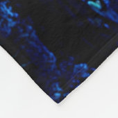 Mystic River Träumerischer Waldpfad Design Fleecedecke (Ecke)
