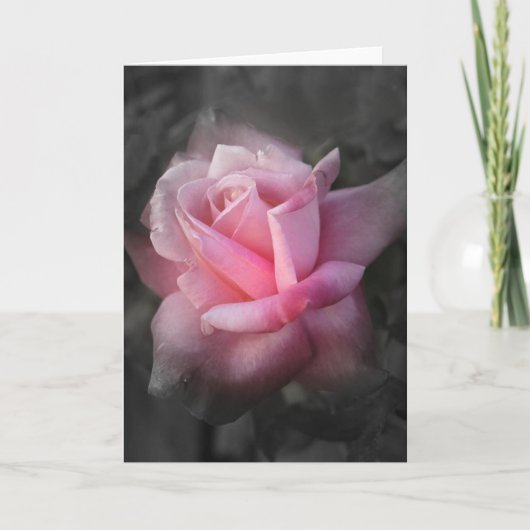 Mystic Rose Greeting Card Karte (Vorderseite)