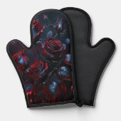 Mystic Rose Oven Mitt Ofenhandschuh (Vorderseite/Rückseite)