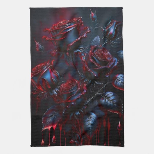 Mystic Rose Teetuch Geschirrtuch (Vertikal)