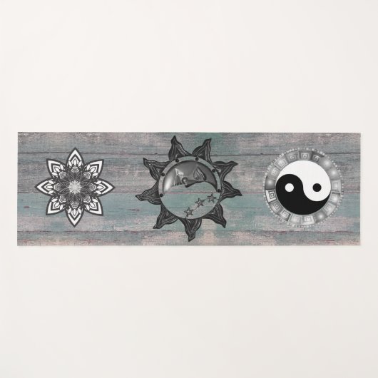 Mystic Rustic Yogamatte (Vorderseite (Horizontal))