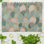 Mystic Scales: Pastel Fantasy Geschirrtuch (Gefaltet)