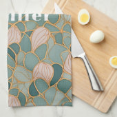 Mystic Scales: Pastel Fantasy Geschirrtuch (Viertel Falte)