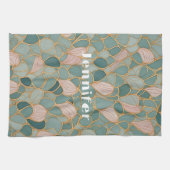 Mystic Scales: Pastel Fantasy Geschirrtuch (Horizontal)