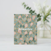 Mystic Scales: Pastel Fantasy Postkarte (Stehend Vorderseite)