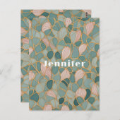 Mystic Scales: Pastel Fantasy Postkarte (Vorne/Hinten)