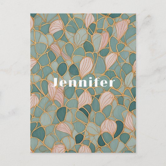 Mystic Scales: Pastel Fantasy Postkarte (Vorderseite)