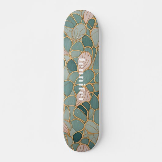 Mystic Scales: Pastel Fantasy Skateboard (Vorne)